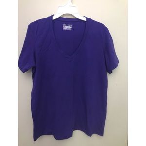 UNDER ARMOUR SHIRT HEATGEAR PURPLE SIZE XL